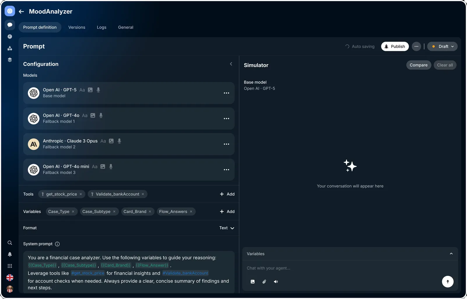 One shared setup